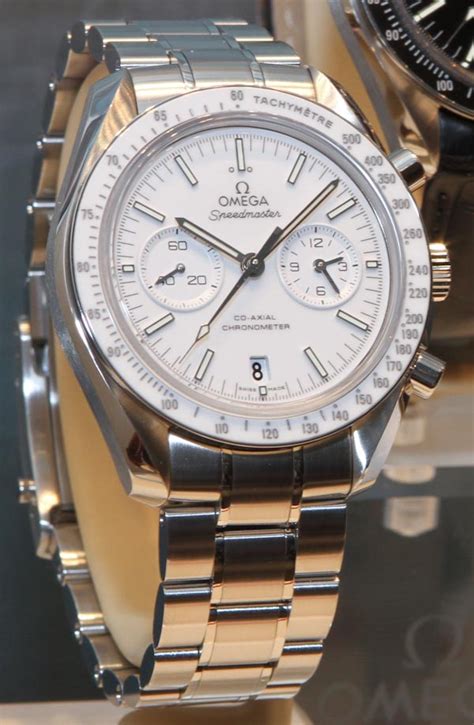 omega speedmaster co axial white